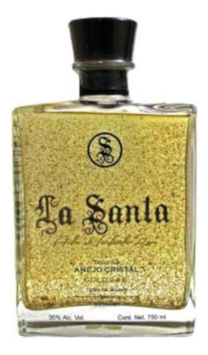 Pack De 4 Tequila La Santa Añejo Cristal 750 Ml