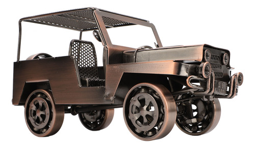 Figura Vintage De Metal Adorno Para Coche, Modelo De Juguete