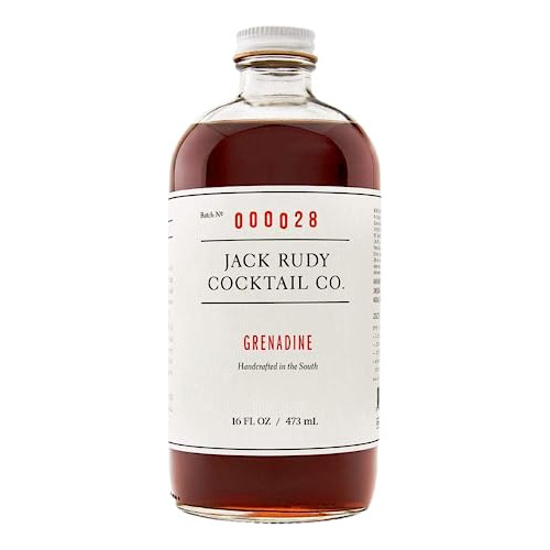 Sirope De Granadina Para Cócteles Jack Rudy | 16 Oz