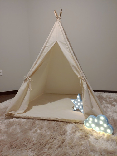 Cabana Infantil Festa Pijama + Colchonete Tenda Barraca Teep