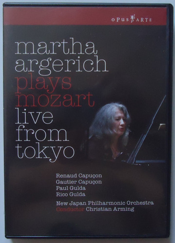 Martha Argerich Plays Mozart Live From Tokyo - Dvd Imp