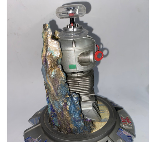 Perdidos En El Espac B-9 Robot Figurine - Franklin Mint 1998 (Usado)