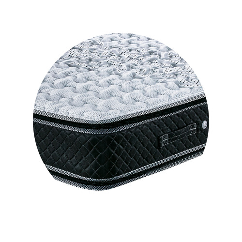 Imagen 4 de 4 de Colchón King de resortes Cannon Resortes Doral Pillow Top gris y negro - 200cm x 200cm x 33cm con doble pillow top
