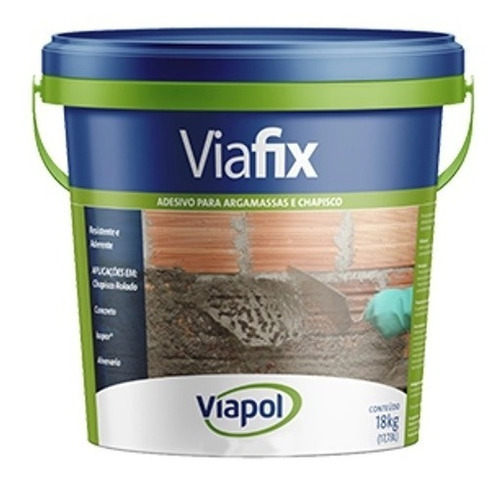 Viapol   Premium Viafix Adesivo P/ Argamassa Liquido Bianco 18kg 