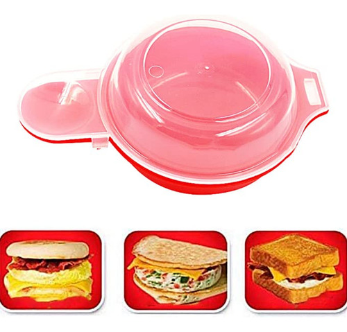 Liusm Sandwichera De Desayuno Para Muffins De Huevo Y Microo