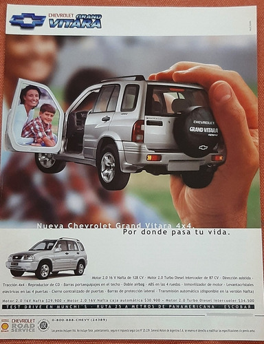 Publicidad Chevrolet Grand Vitara