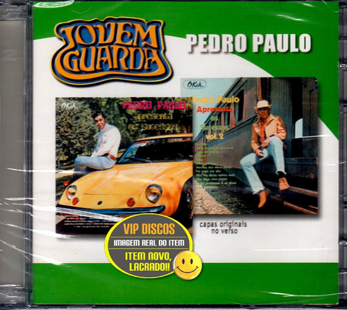 Cd Pedro Paulo Jovem Guarda Duplo - Raro