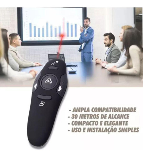 Apresentador Profissional Caneta Laser Usb