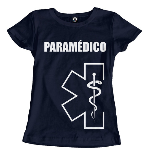 Playera Dama Mujer Paramédico Hospital Doctor Estrella