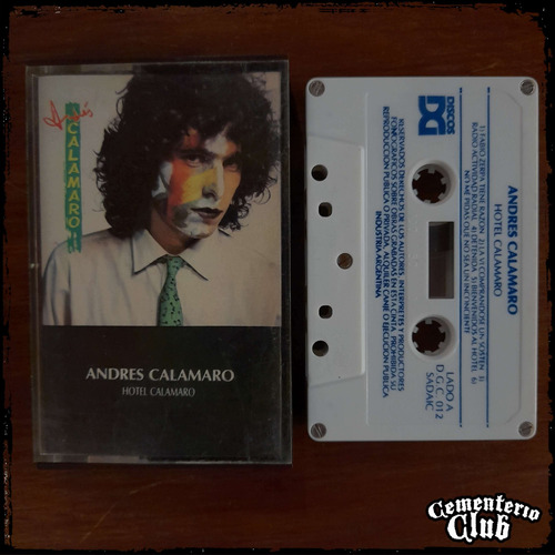 Andres Calamaro  - Hotel Calamaro - Ed Arg 1984 Cassette