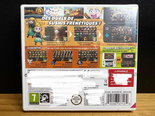 Sushi Striker The Way Of Sushido Nintendo 3ds Europeu Leia
