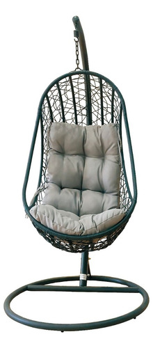 Silla Colgante Ratán Negro Terrazas 101cm X 195cm