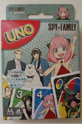 Uno Spy X Family Card Game