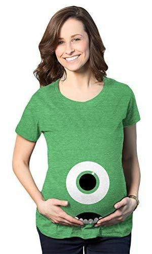 Maternity Monster Eye Ball Divertida Camiseta De Embarazo Li