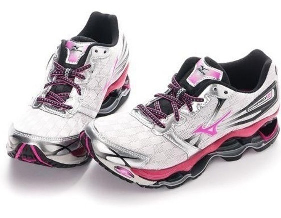 mizuno wave prophecy 2 rosa e cinza