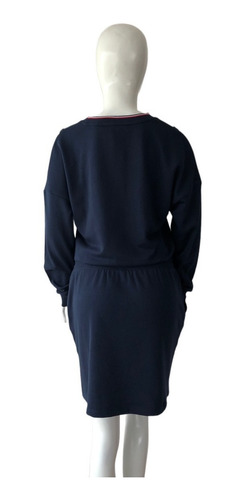 Imagen 3 de 3 de Vestido Tommy Hilfiger Talla Medium Color Azul