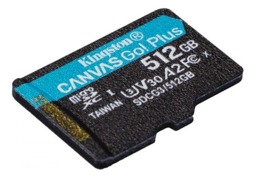 Memoria Micro Sdxc Kingston 512gb Go! Plus 170mb/s A2 U3 V30