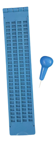 Braille Writing Con Bolígrafo, Suministros De Azul