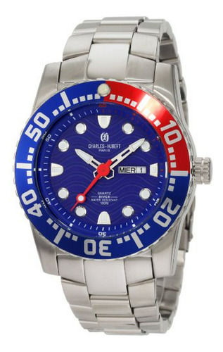 Charles-hubert, Reloj De Acero Inoxidable 3779-em Premium Co