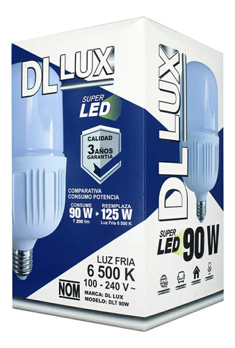 Foco Led 90w Super Brillo Iluminacion 7200 Lm Oferta