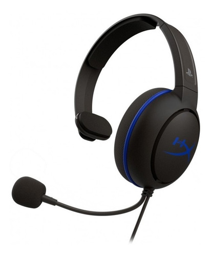 Imagen 1 de 5 de Auricular gamer HyperX Cloud Chat HX-HSCCHS negro y azul