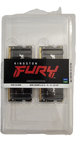 Memoria Ram Laptop Kingston Fury 64gb Ddr4 (2x32gb)