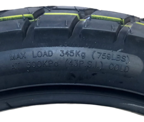 Llanta Gajo Med. 120-80-18 Feyda Moto Dm200 Crossmax 220