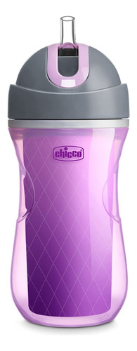 Vasos Pitillo Chicco 9 Oz New Niña Lila