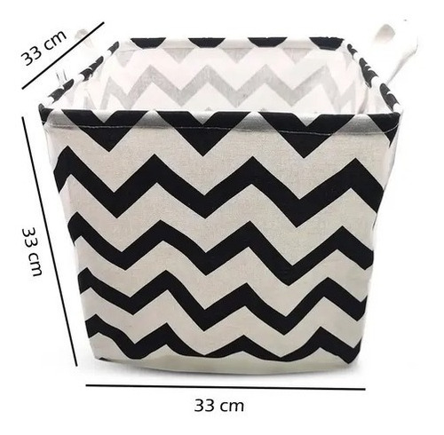 Imagen 2 de 4 de Canasto Organizador De Baño Cesto Tela Impermeable Laundry