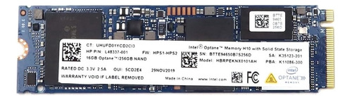 Disco Sólido 256gb Ssd M.2 2280 + 16gb Intel Optane Nnet