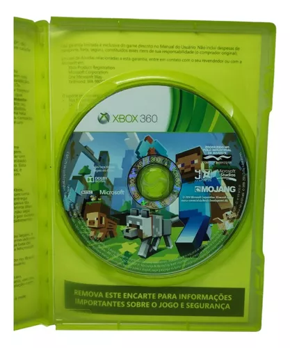 jogo original Xbox 360 minecraft