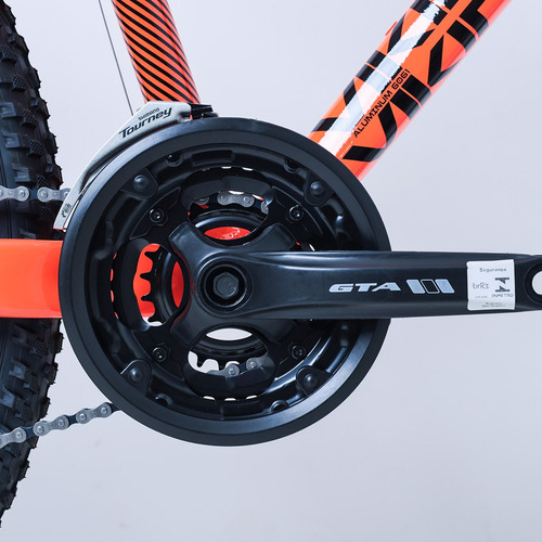 Bicicleta Viking X Shimano 21v - Laranja - Tuff X-35
