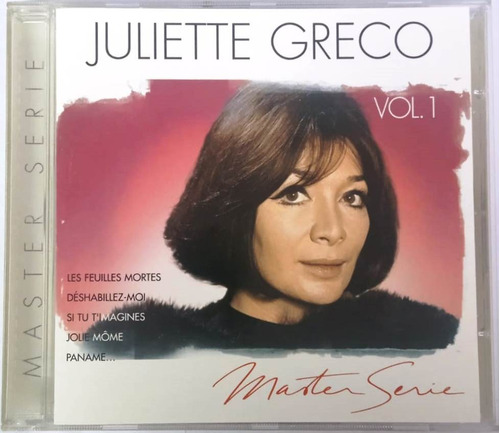 Juliette Greco - Vol. 1 ( Importado De Francia ) Cd