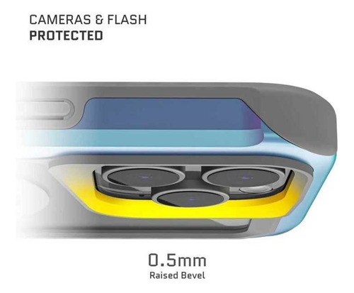 . Funda Ghostek Atomic Para iPhone 16 Pro Aluminio Prismatic