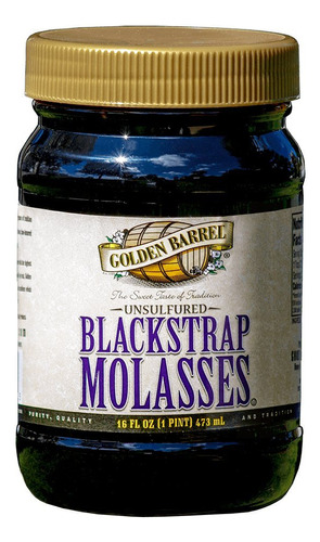 Golden Barrel - Melaza Residual (blackstrap), 16 Onzas Liqui