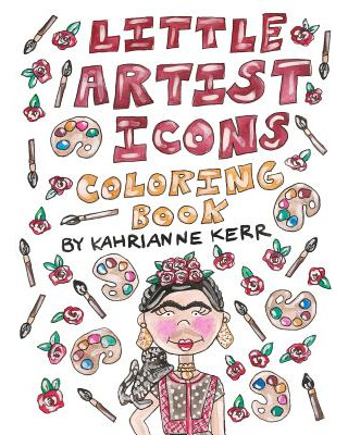 Libro Little Artist Icons Coloring Book: Original Illustr...