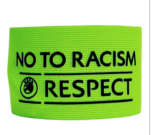Gafete De Capitán No To Racism Verde 
