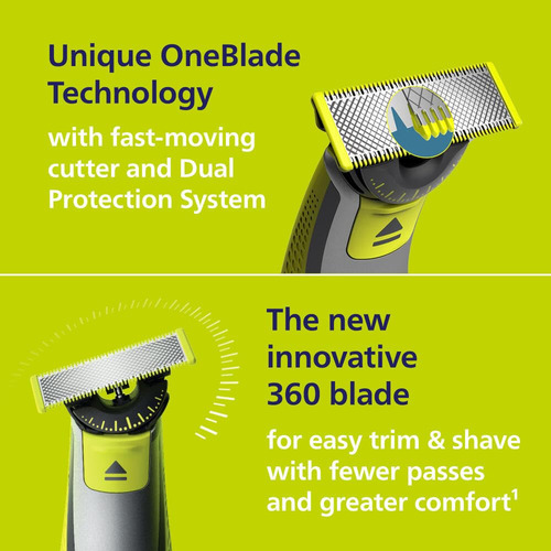 Recortadora Philips Norelco Oneblade 360 Con Tecnología De