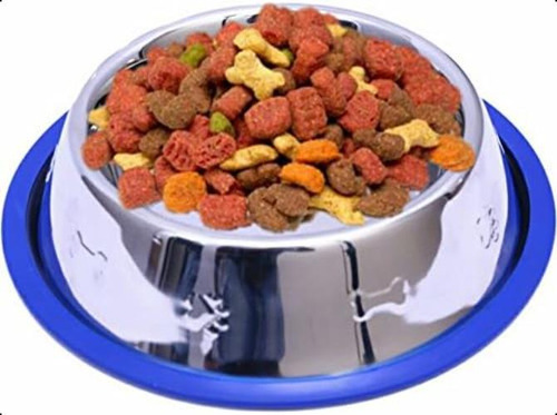 Juego De 2 Cuencos De Acero Inoxidable Para Perros Grabados