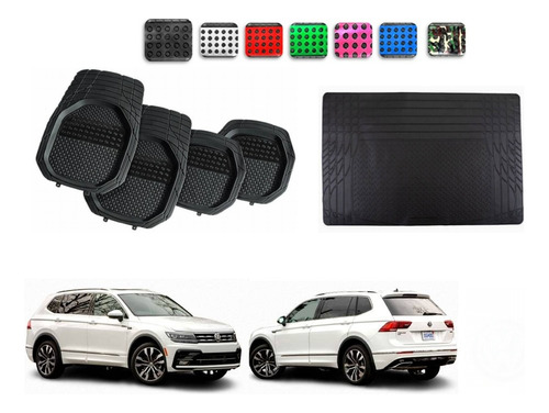 Tapetes 4pz Color 3d + Cajuela Vw Tiguan 2017 - 2022 2023