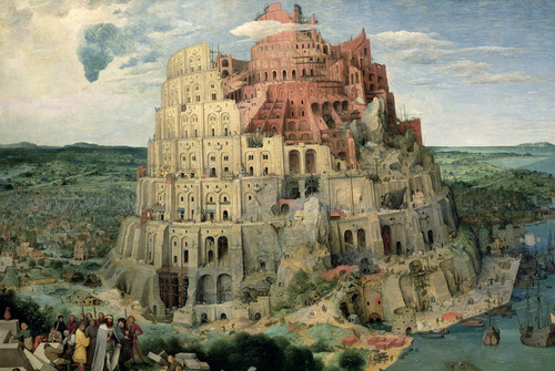 The Tower Of Babel Rompecabezas 1000 Piezas