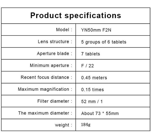 Canon 50mm Yongnuo Ef F/1.8 Objetiva Fixa T5i T6i T3i T5