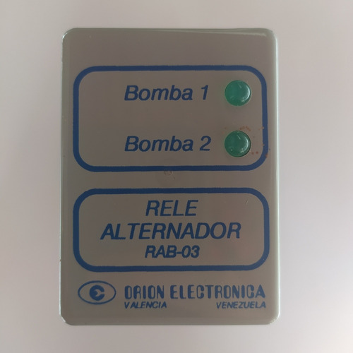 Relé Alternador De Bombas Marca Orión Electrónica  Rab03 