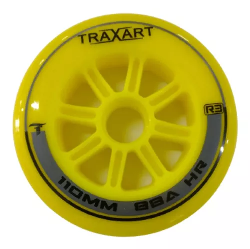 Jogo de 3 Roda Freestyle R3 110m/88A Amarela Traxart 1 775 Franca