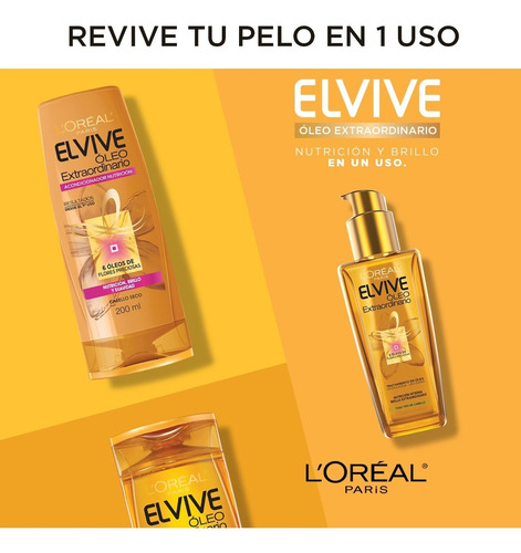 Crema Limpieza Óleo Extraordinario Elvive Loreal Paris 400ml