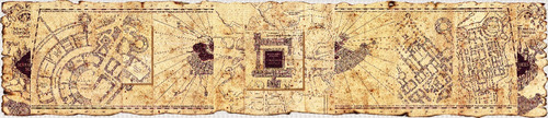 Pósters Mapa Del Merodeador Marauders Map De Harry Potter