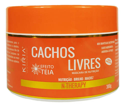 Kit Capilar Cachos Perfeitos Cachos Livres 4 Itens Kiria