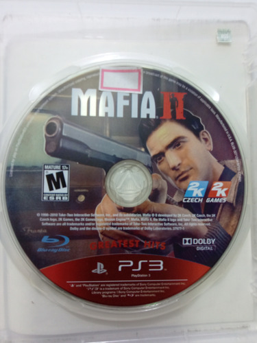 Mafia 2 - Playstation 3 - Mídia Física (Usado)