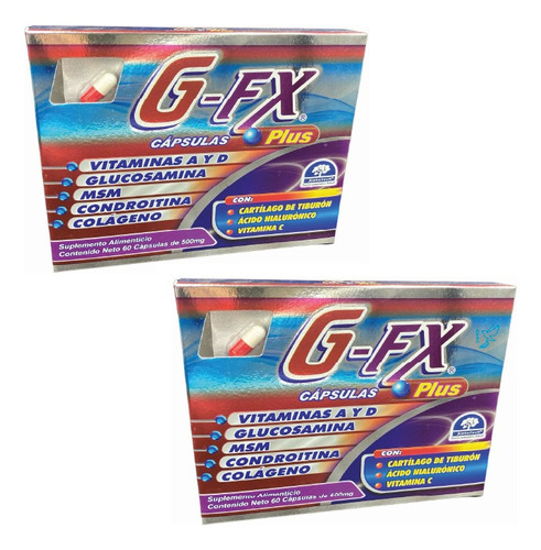 G-fx Plus Caja C/60 Reparador De Articulaciones Pack/2