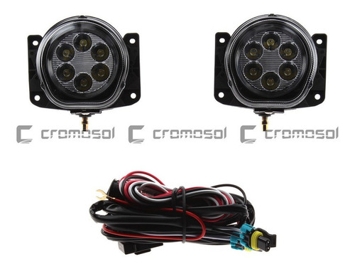 Faro Auxiliar Fiat Strada F2 05/08 Kit Led